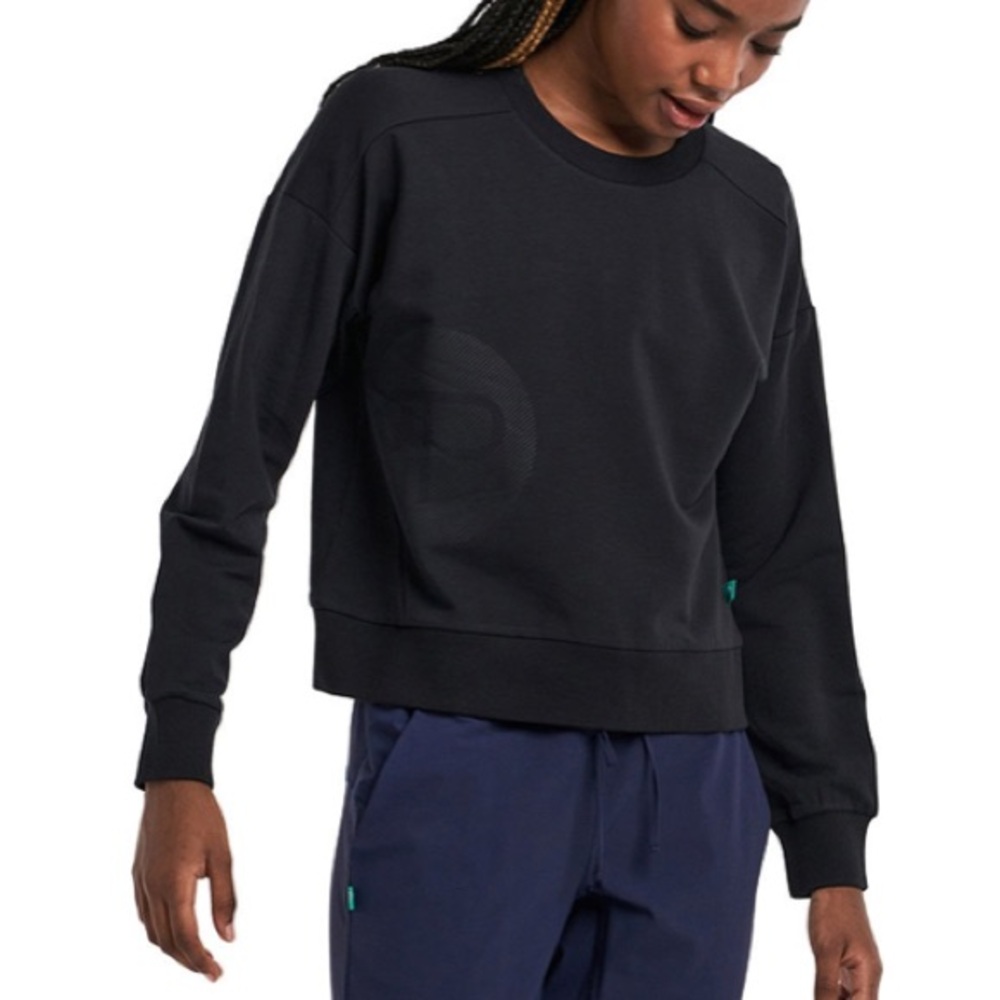 Peppermint Black Mellow Crew Neck Sweatshirt